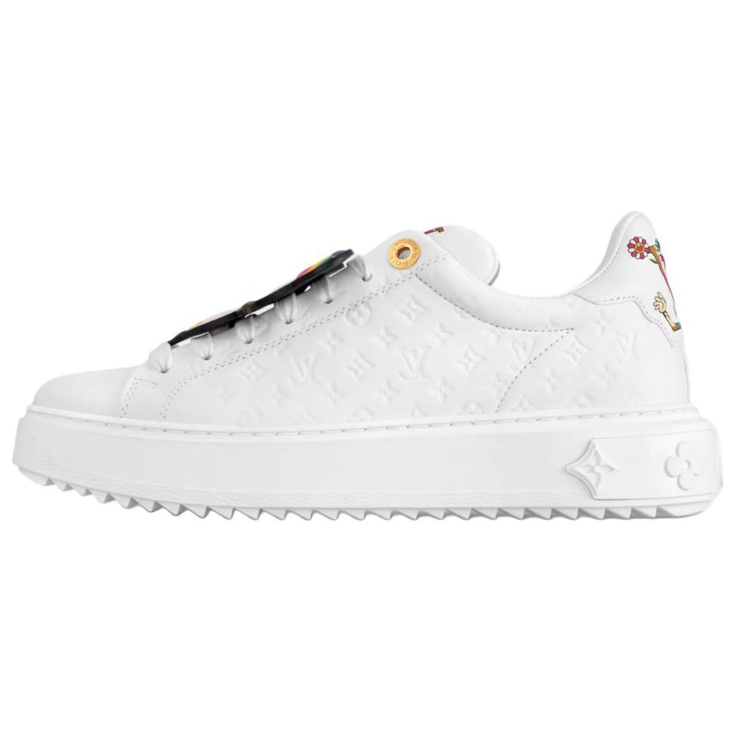 LOUIS VUITTON Time Out Low-Top Casual Shoes Women's White