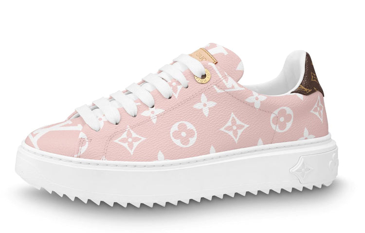 LOUIS VUITTON Time Out Sneaker 'Pink Monogram' Women's