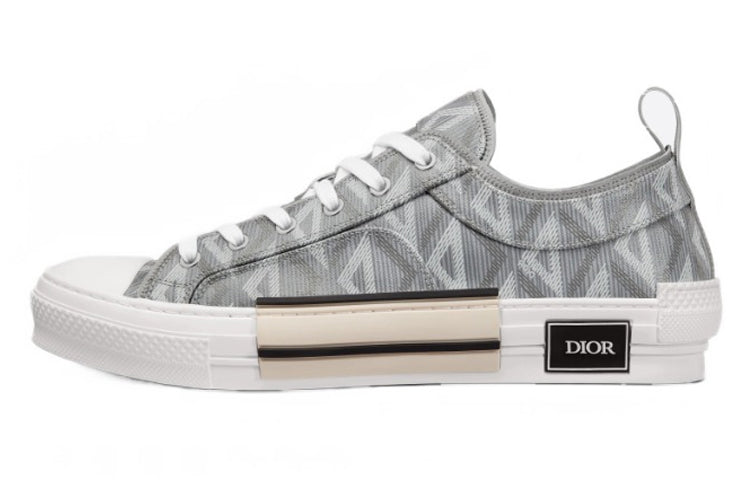 DIOR B23 Low Top Gray Cd Diamond