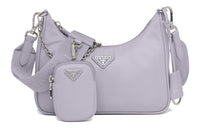 PRADA Re-Edition Recycled Nylon Shoulder Bag Crossbody Bag Mini Women's Wisteria Purple