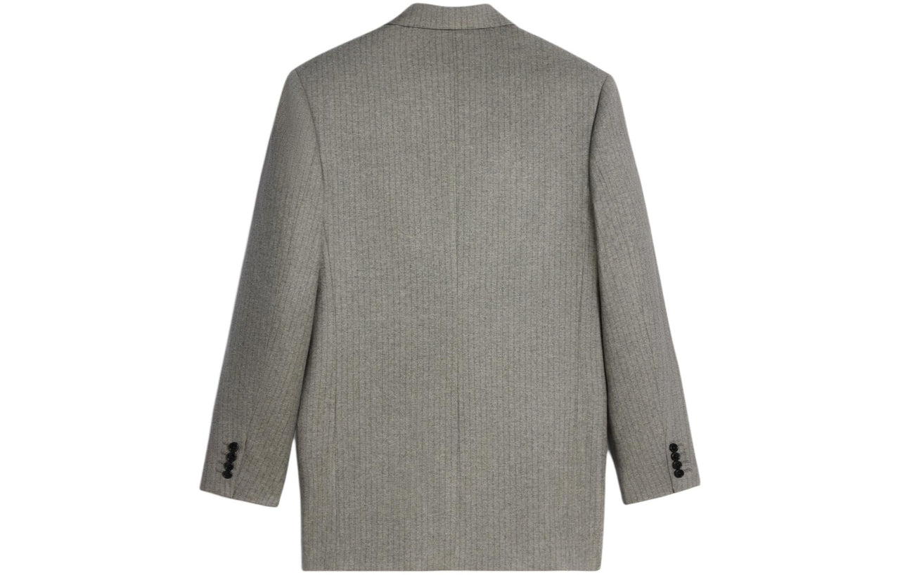 CELINE Bnf Blazer In Striped Flannel
