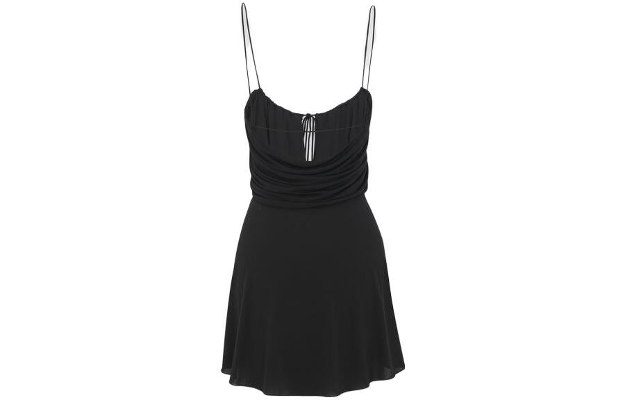 SAINT LAURENT Slip Dresses Women's Black