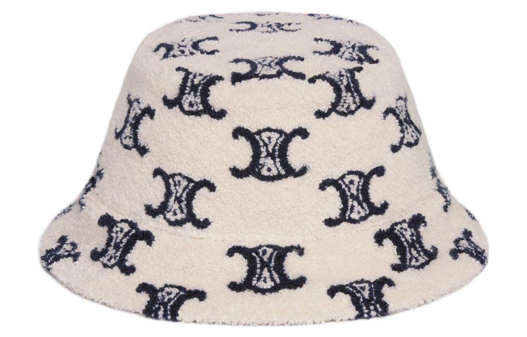 CELINE Bucket Hats Women's Neon White, Marine Blue
