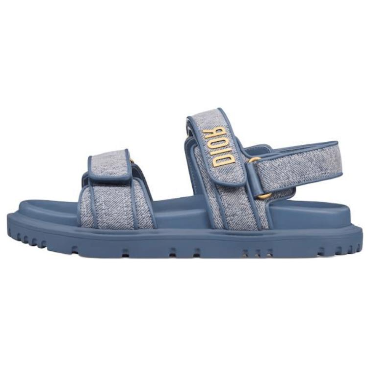 DIOR Dioract One Strap Sandals Women's Blue