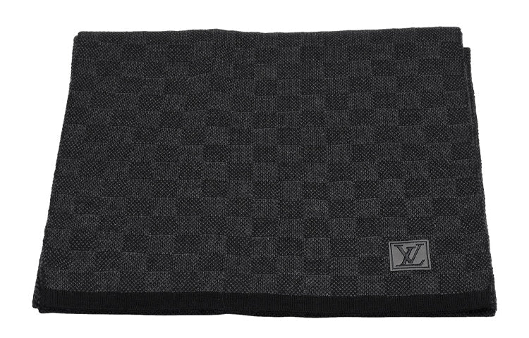 LOUIS VUITTON 2021 Logo-appliqué Wool Scarf