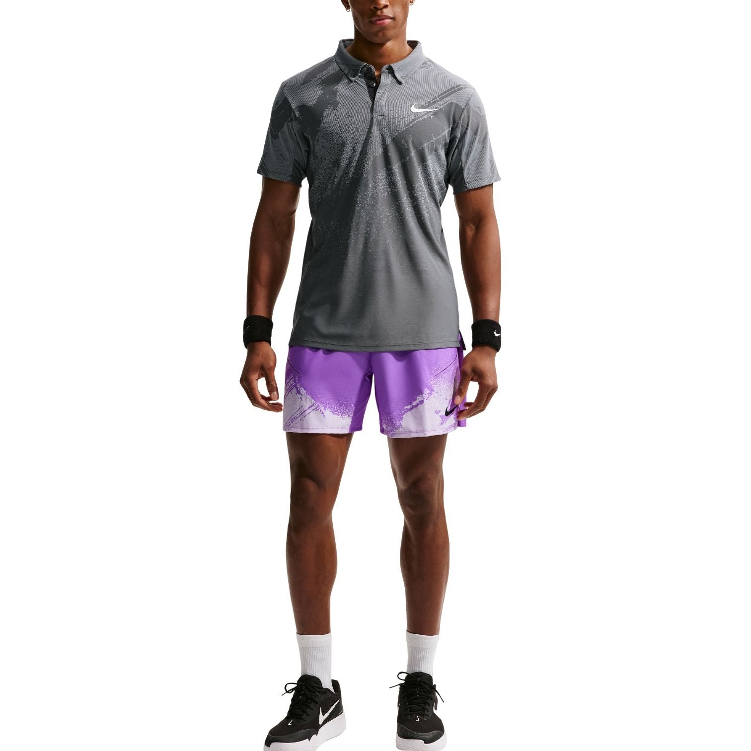 Nike Court Slam Dri-FIT ADV Polo Shirt 'Anthracite Cool Grey White' IB1028-060