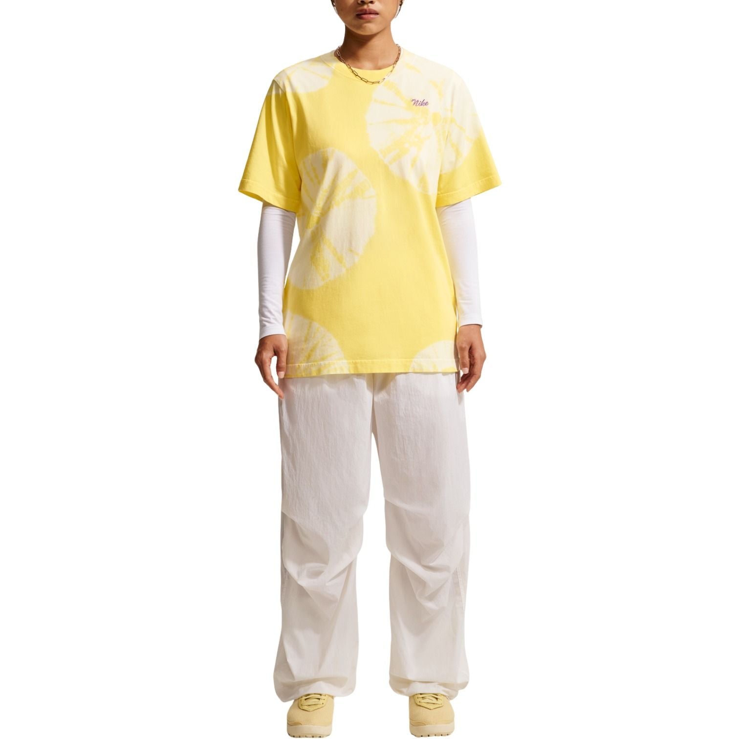 (WMNS) Nike Sportswear T-Shirt 'Soft Yellow' IW1212-722