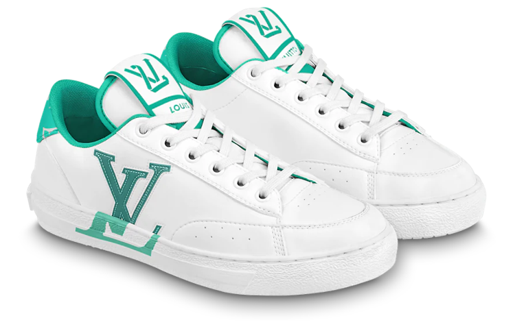 LOUIS VUITTON Charlie Sneakers 'White Teal' Women's