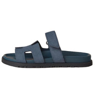 HERMES Chypre Slip-Resistant Slide Slippers Women's Sky Blue