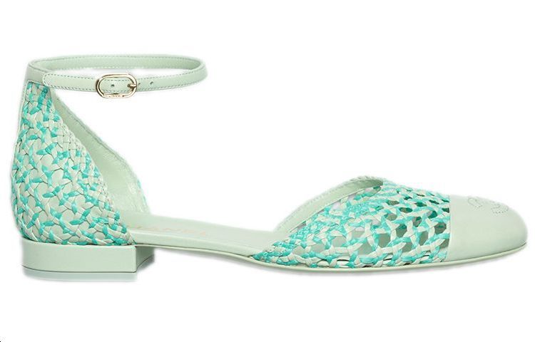 CHANEL Women's Casual Shoes Women's Green