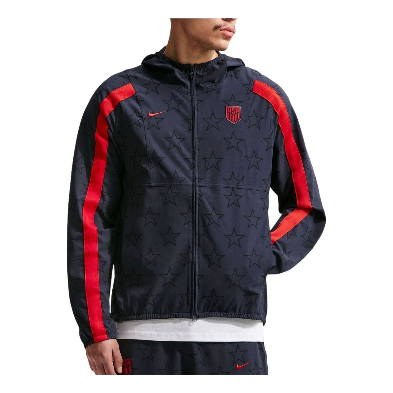 Nike USMNT Energy Dri-FIT Woven Jacket 'Dark Obsidian University Red' IH1878-475
