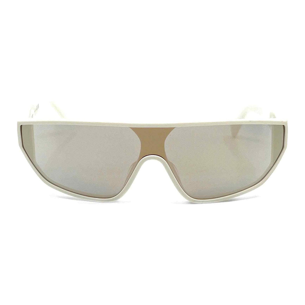 CELINE Irregular Shape Sunglasses Unisex White