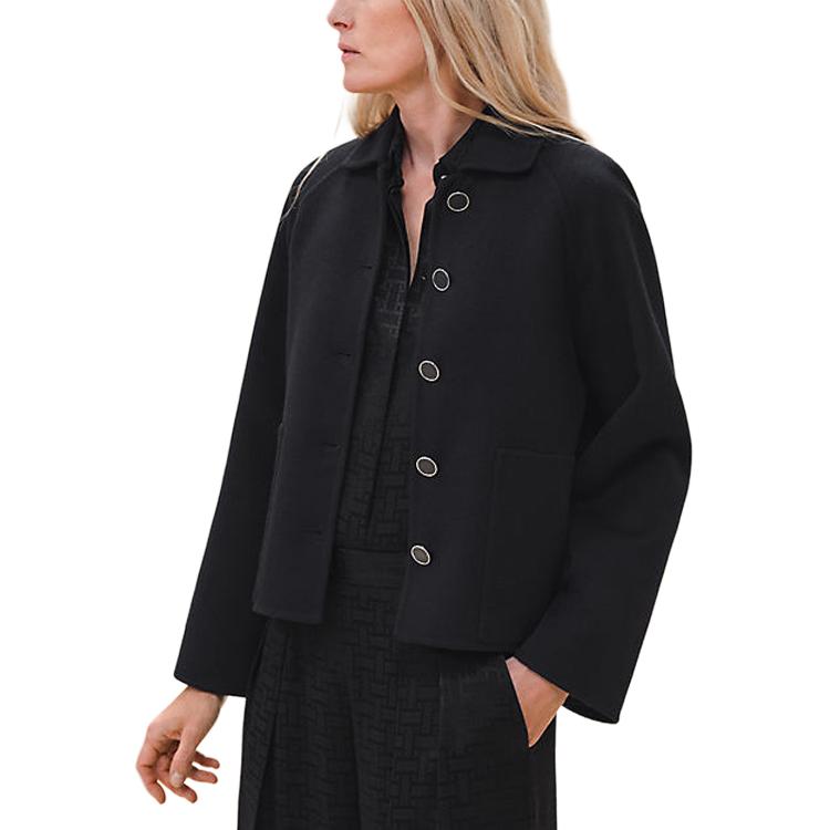 HERMES SS24 Jackets Coats Women's Black