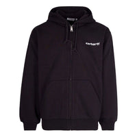 Carhartt WIP Fleece Hood Zip Up 'Black' I036013-89-XX