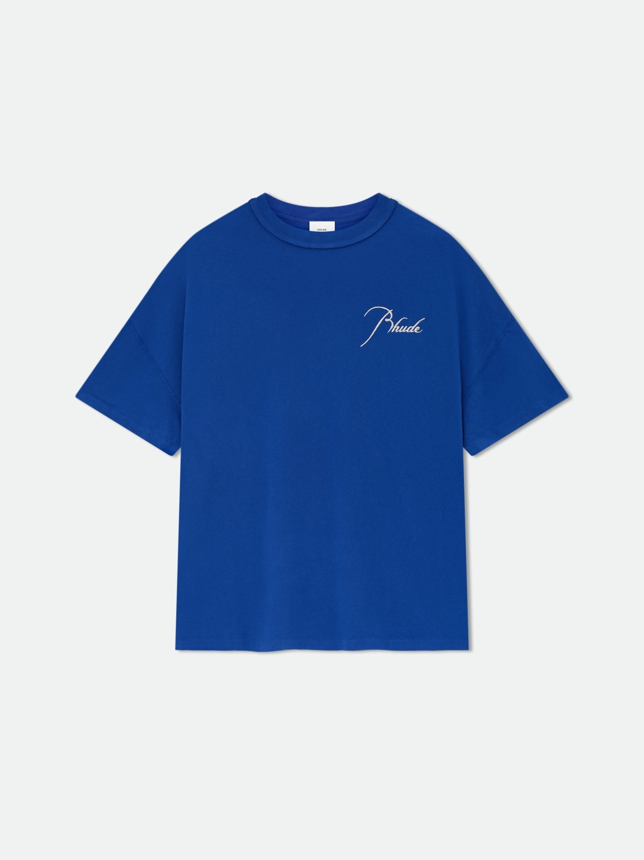 Rhude Men's Reverse Tee Vtg Cobalt Blue