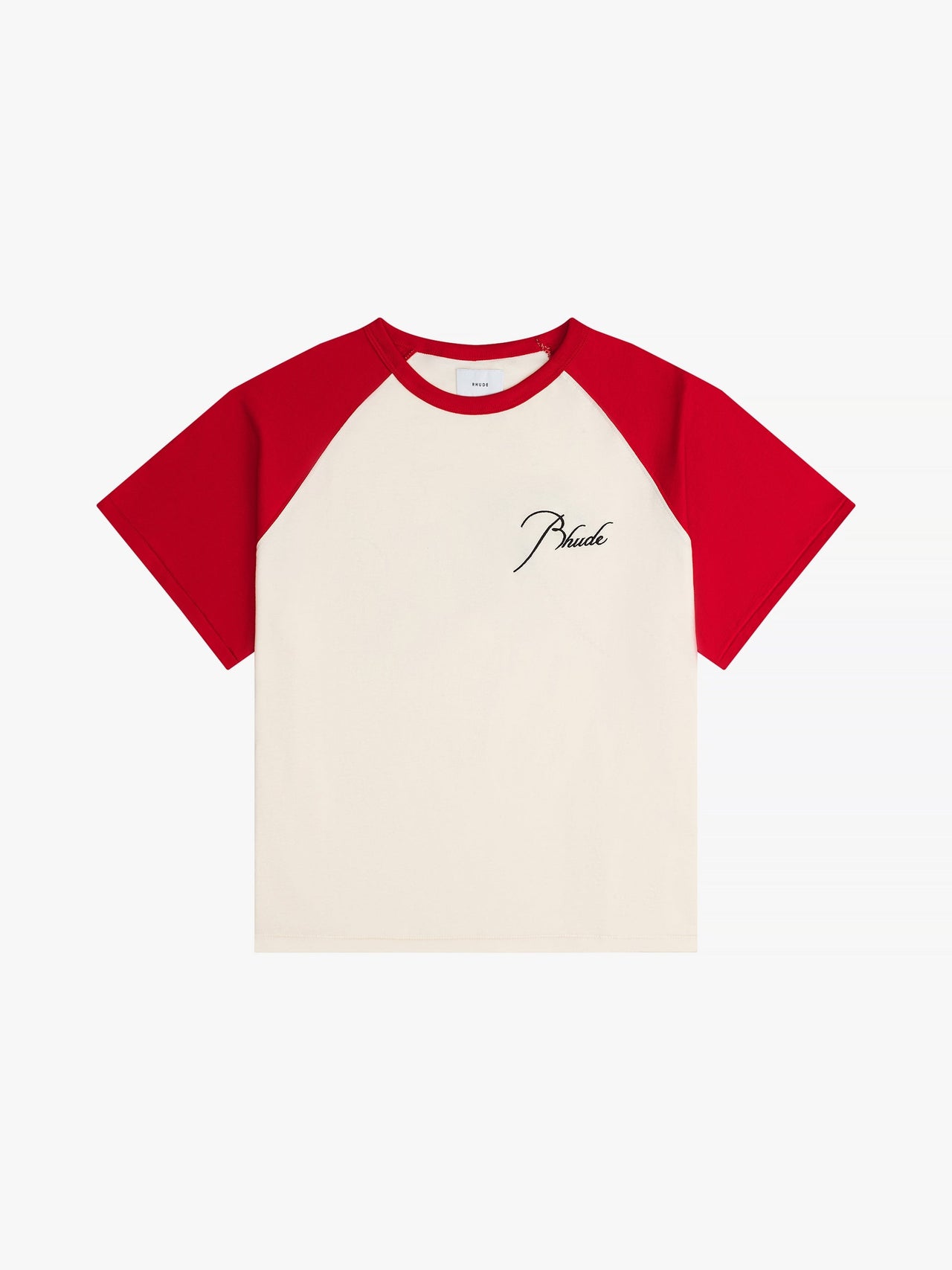 Rhude Men's Raglan Tee Vtg Red/ Vtg White
