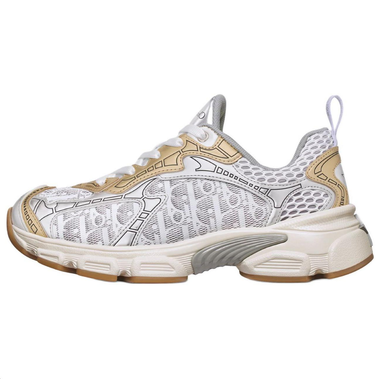 DIOR Vibe Low-Top Casual Shoes Women's Silver