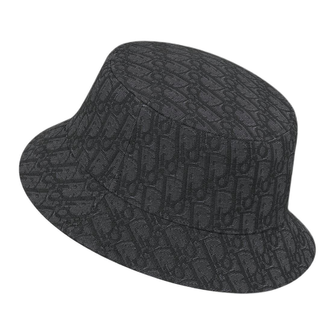 DIOR Cotton Bucket Hats Men's Black