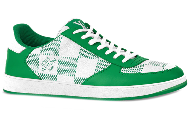 LOUIS VUITTON Lv Rivoli Sneakers 'Green With Plaid'