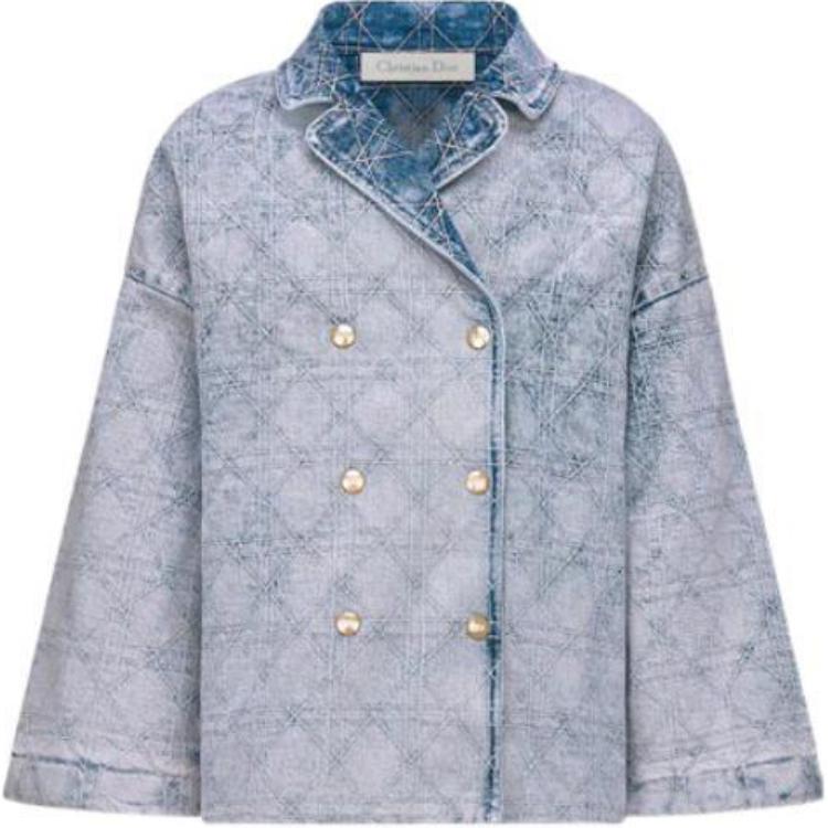 DIOR Business Suit Coat FW22 Blue Kids'