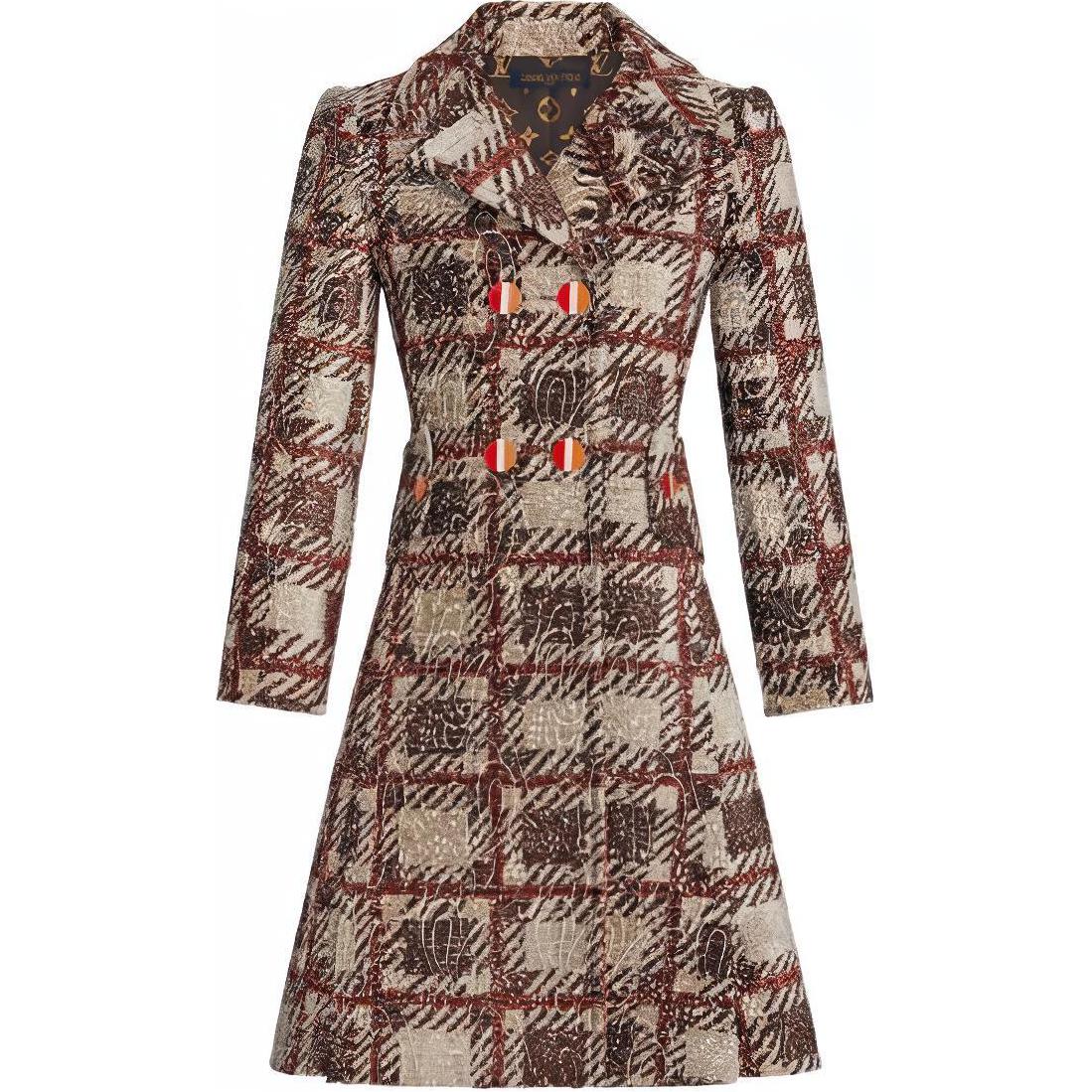 LOUIS VUITTON FW22 Coats Women's Brown