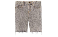 SAINT LAURENT Denim Shorts Men's Gray