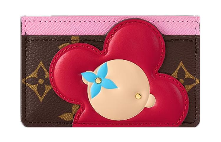 LOUIS VUITTON Card Holder Pale Pink