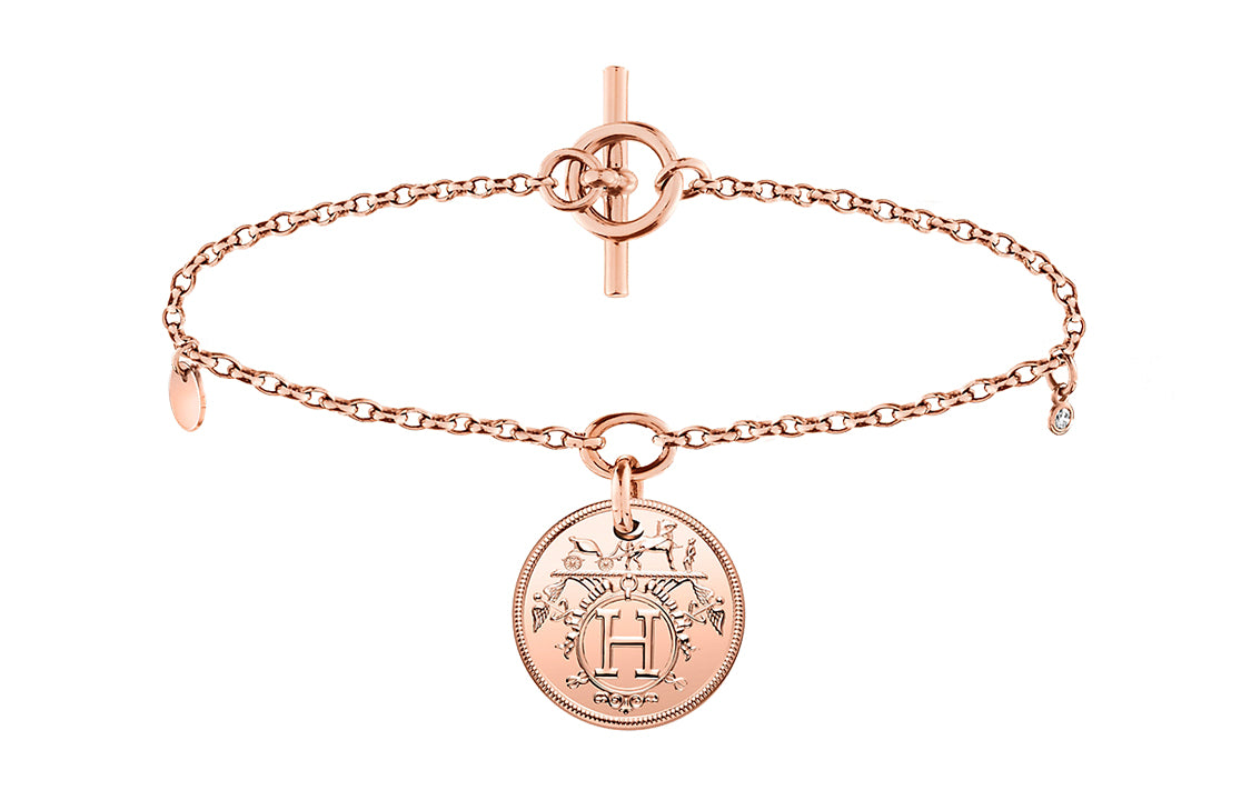 HERMES Diamond Bracelets Women's