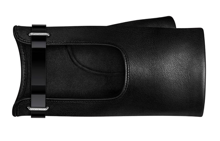 CHANEL Wrist Watch Quartz Movement Stainless Steel Genuine Leather Strap Black Dial Women's
