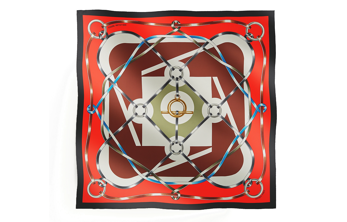 HERMES Silk Scarves Women's Multicolor