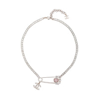 CHANEL Necklaces Women's Silver