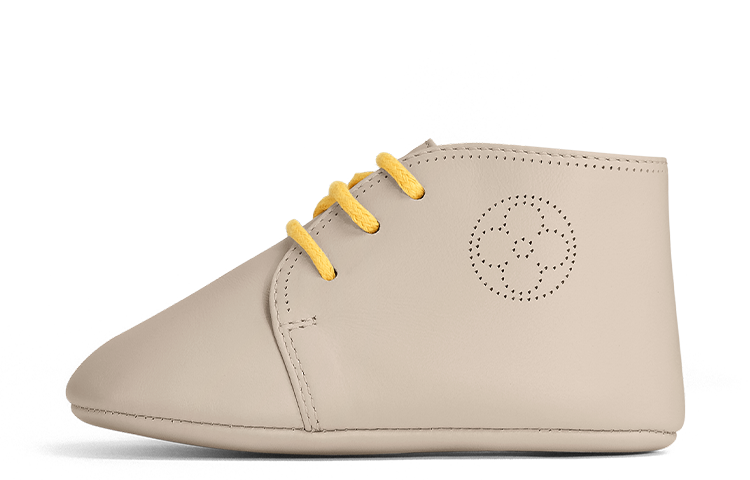 LOUIS VUITTON Anti Kick Low Top Pre Walking Baby Shoes Beige Infant And Toddler