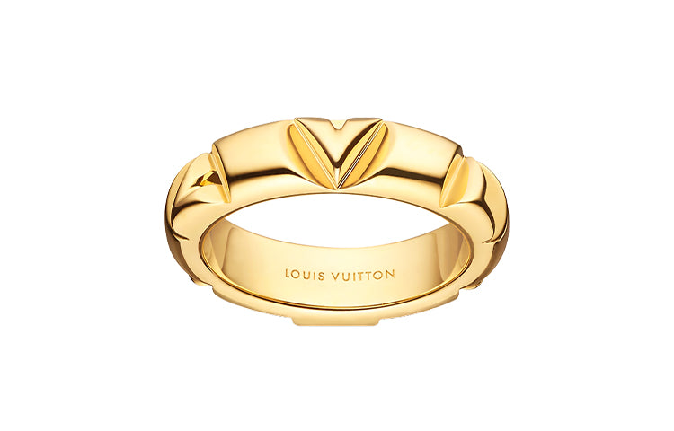LOUIS VUITTON Lv Volt Multi Ring Yellow Gold