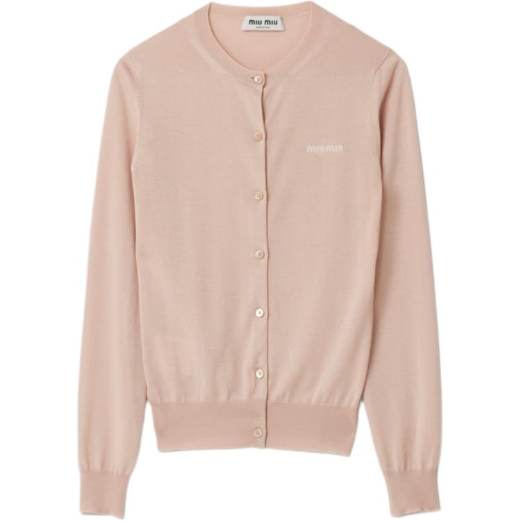 MIU MIU SS24 Cashmere Sweater Women's Snow White