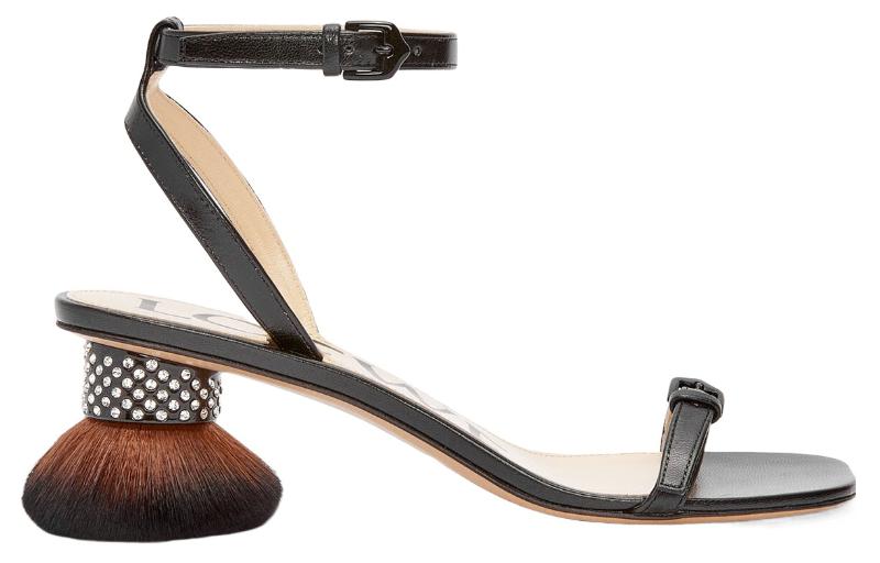 LOEWE Petal 55mm Leather Sandals