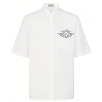 DIOR X Jordan Short Sleeve Button Up Shirt