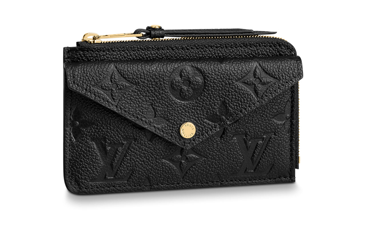 LOUIS VUITTON Card Holder Recto Reverso Monogram Empriente Black