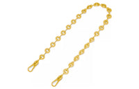 LOEWE Brass Chain Belt Shoulder Strap Bag Strap Women's Yellow