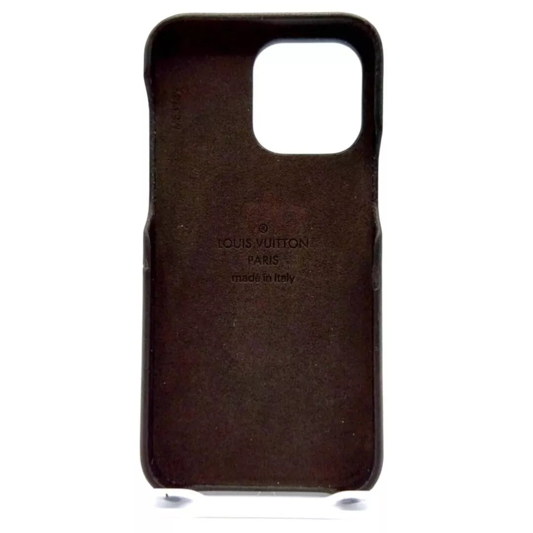 LOUIS VUITTON Leather Material User Friendly And Durable Phone Cases Compatibility With IPhone 14 Pro Max Luxury