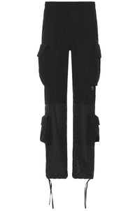 Givenchy Men's Cargo Pants With Half Mesh Leg
