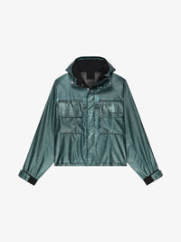 Givenchy Men's Cropped Garment Wash Parka