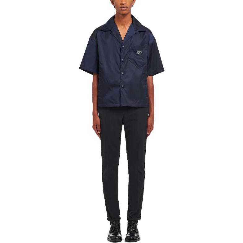 PRADA Shirts Men Blue