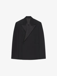 Givenchy Men's Oversized Jacket With Satin Notch Lapel