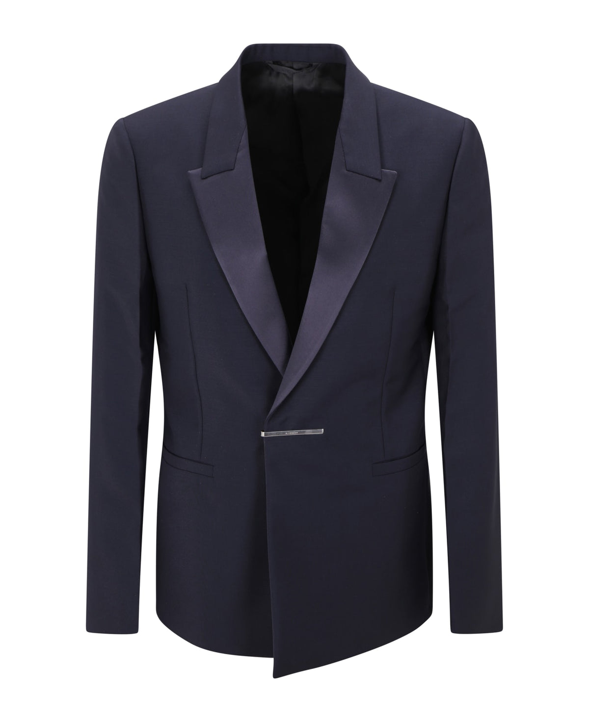Givenchy Men's Evening Jacket With Metal Clip Closure