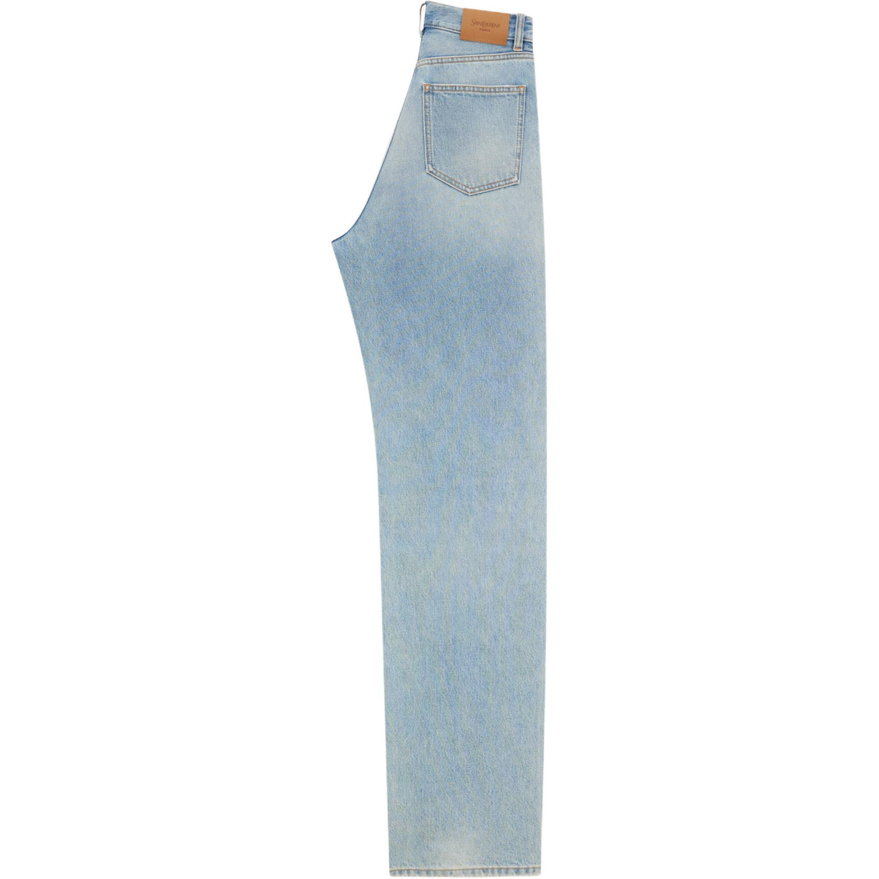 SAINT LAURENT V Waist Long Baggy Jeans
