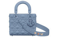 DIOR Lady DiorMy ABCDior Denim Calfskin Dior Bag Shoulder Bag Crossbody Bag Handbag Small Size Women's Haze Blue