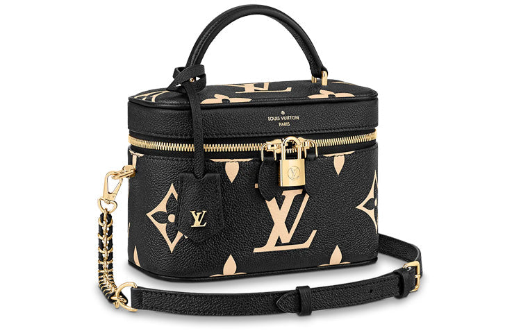 LOUIS VUITTON Vanity Pm Black/Beige