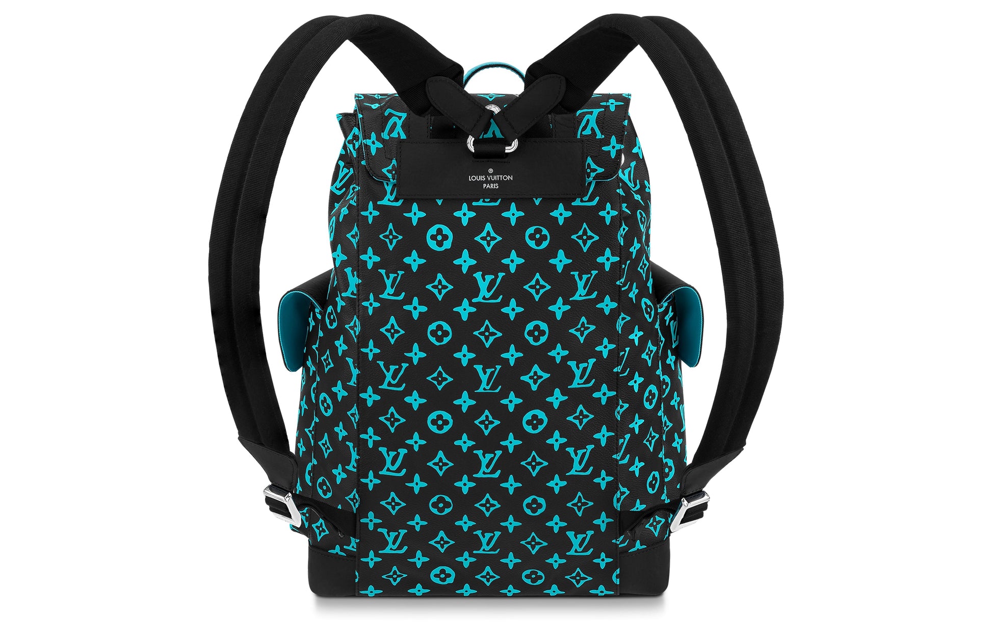 louis vuitton backpack medium LOUIS VUITTON CHRISTOPHER Coated Canvas With Leather Trim Backpack Med • SneakerSouqq