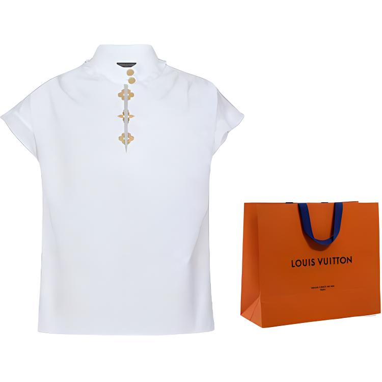 LOUIS VUITTON Frill Blouse