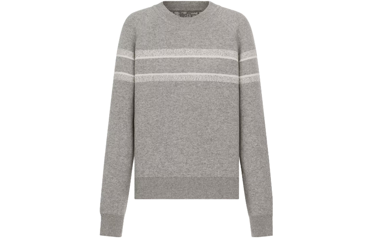 DIOR Reversible Crew-Neck Sweater Sweater Women's Gray